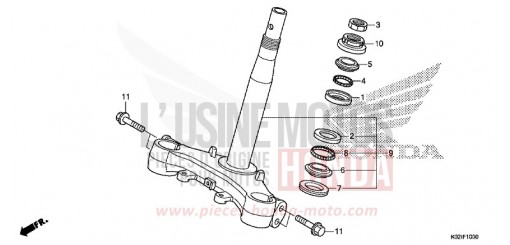 TIGE DE DIRECTION SH150ADG de 2016